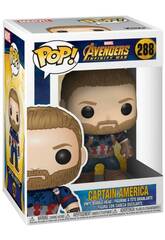 Funko Pop Marvel Avengers Infinity War Captain America mit Rocking Head Funko 26466