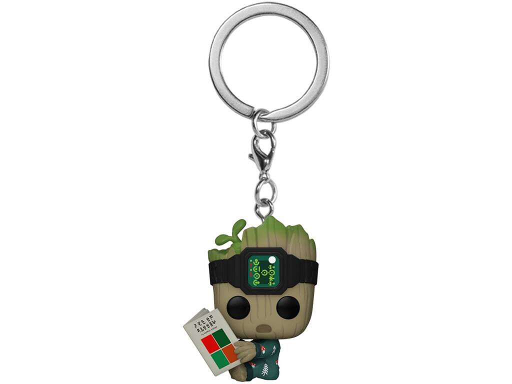 Funko Pop I Am Groot Portachiavi Groot In Onesie Funko 70647