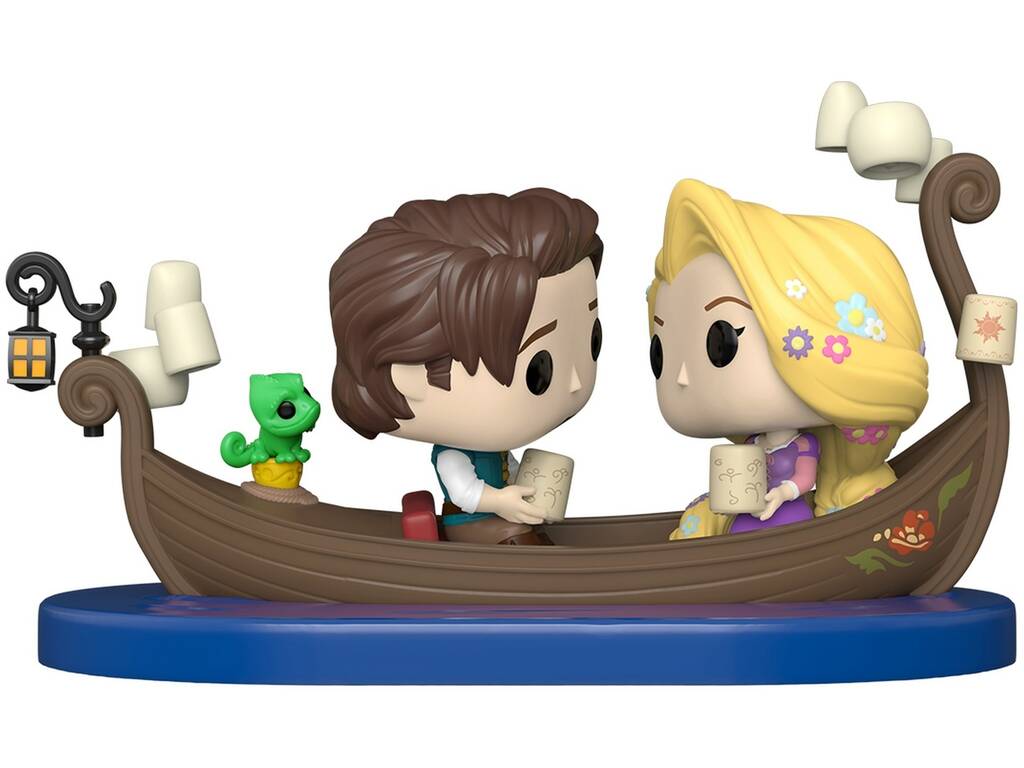 Funko Pop Disney 100 Figura Rapunzel y Flynn en Barca Funko 67978