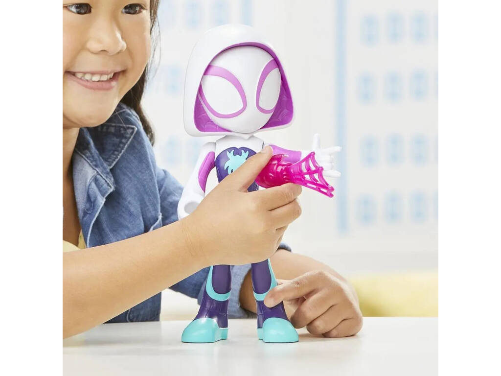 Marvel Spidey And His Amazing Friends Figura Ghost Spider Hasbro F3987