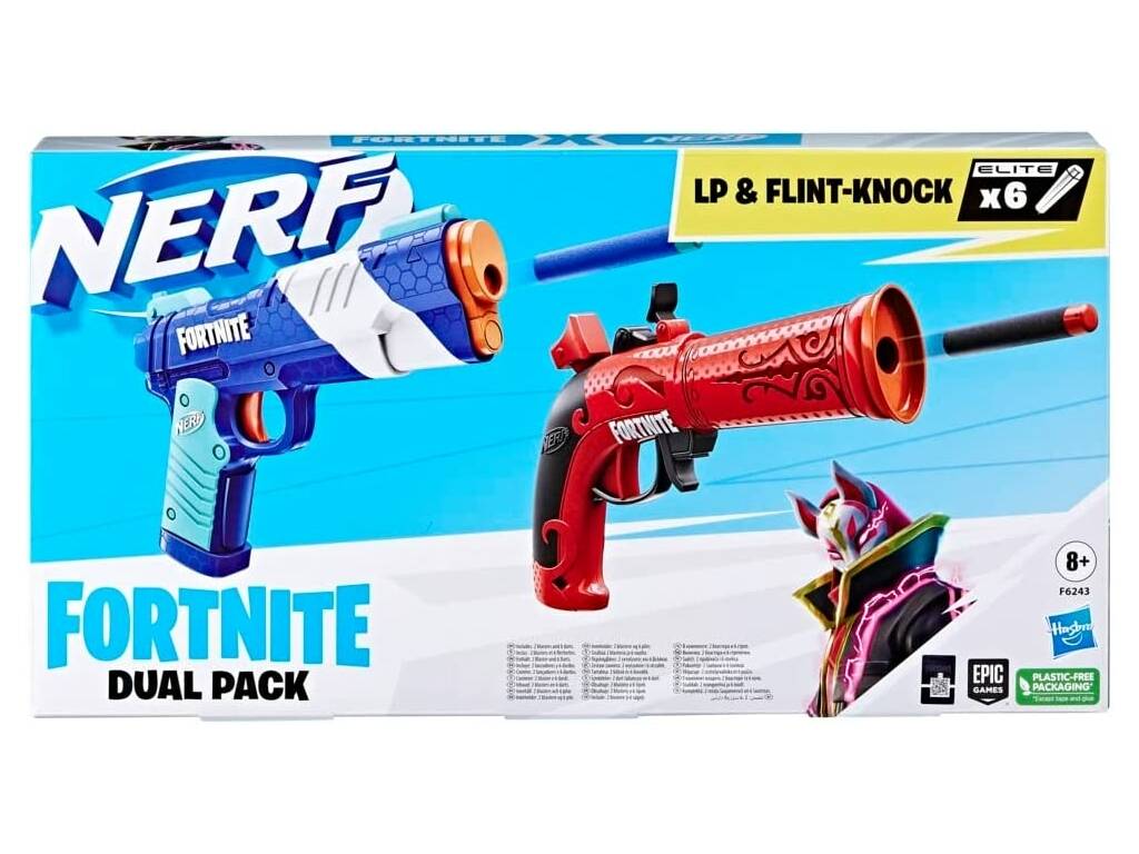 Nerf Fortnite Dual Pack Lanciatore LP e Flint-Knock Hasbro F6243