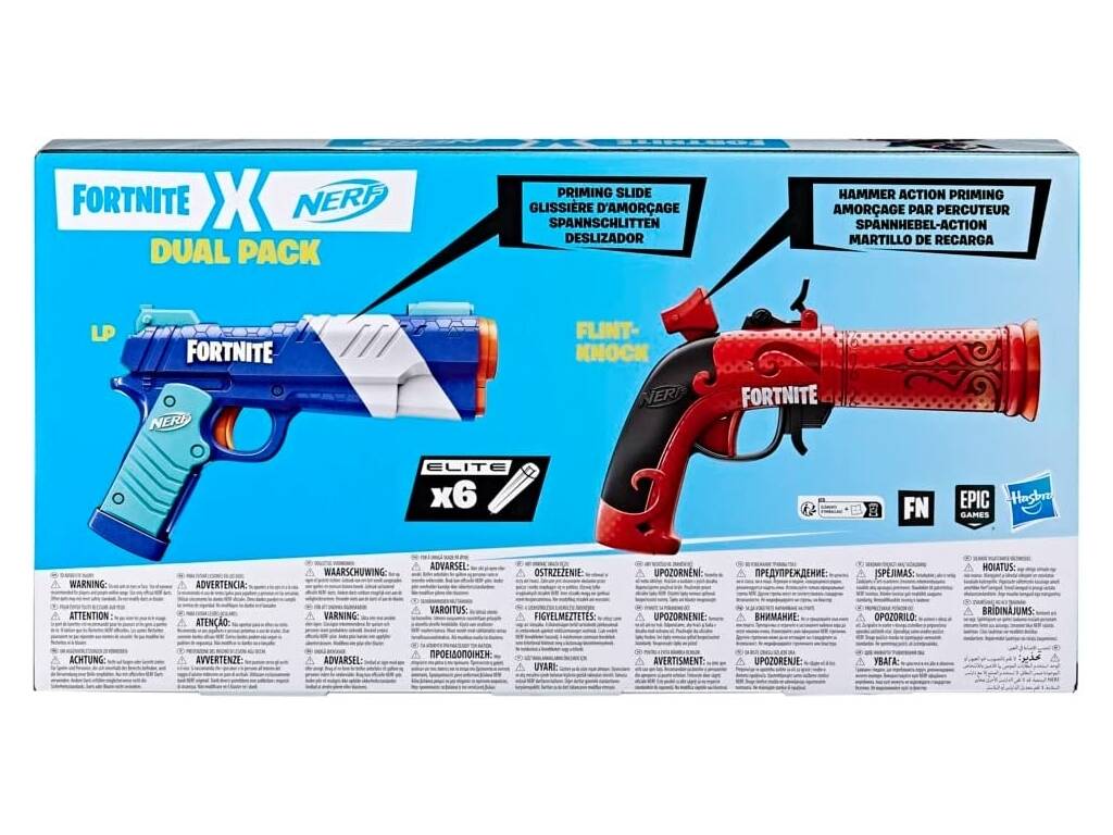 Nerf Fortnite Dual Pack Lanciatore LP e Flint-Knock Hasbro F6243