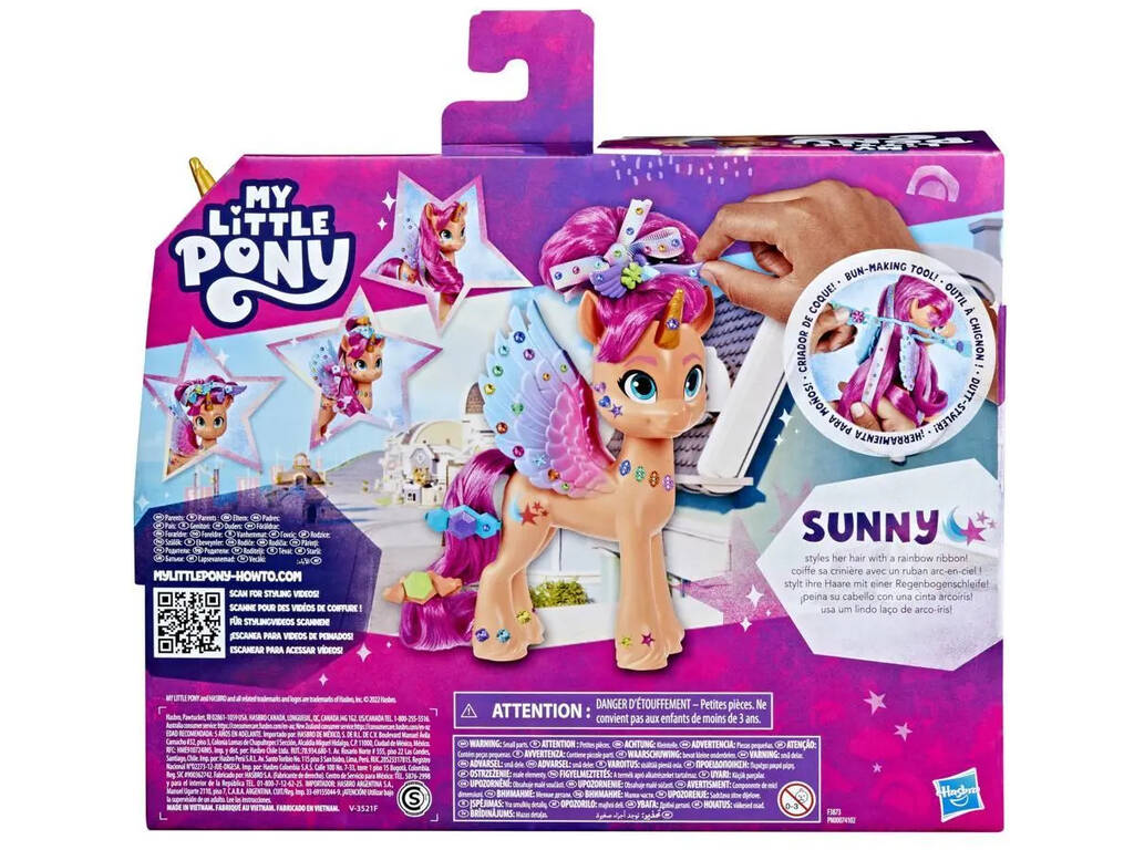 My Little Pony Sunny Starscout Coiffures avec Style Hasbro F38735