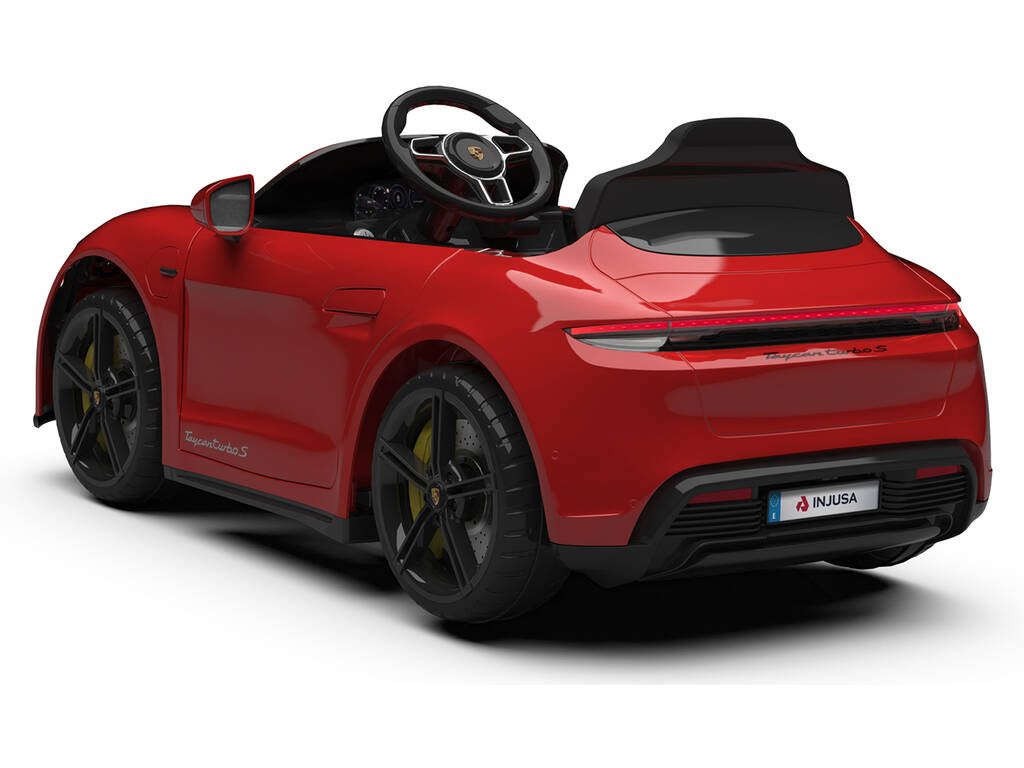 Coche Descapotable Porsche Taycan Radio Control a Batería 12v. Injusa 7200