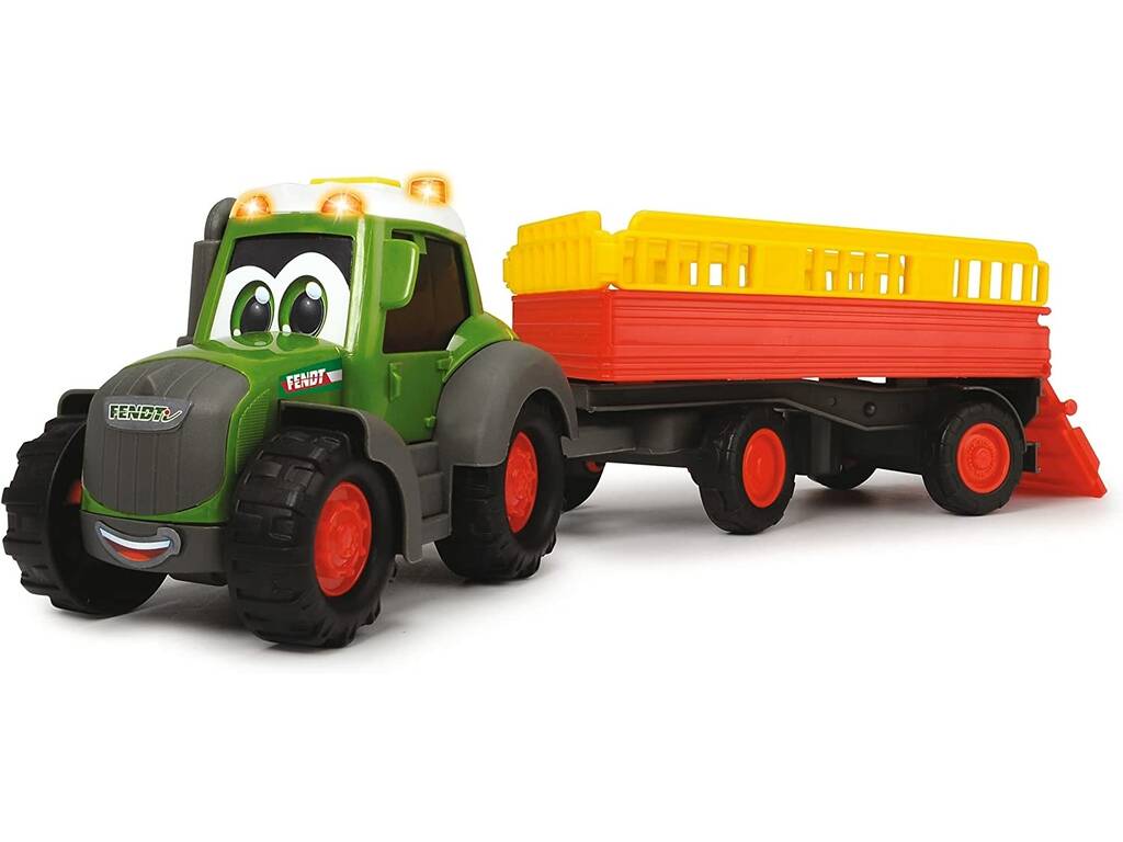 Trattore Fendt Trailer di Animali 30 cm. Simba 204115001