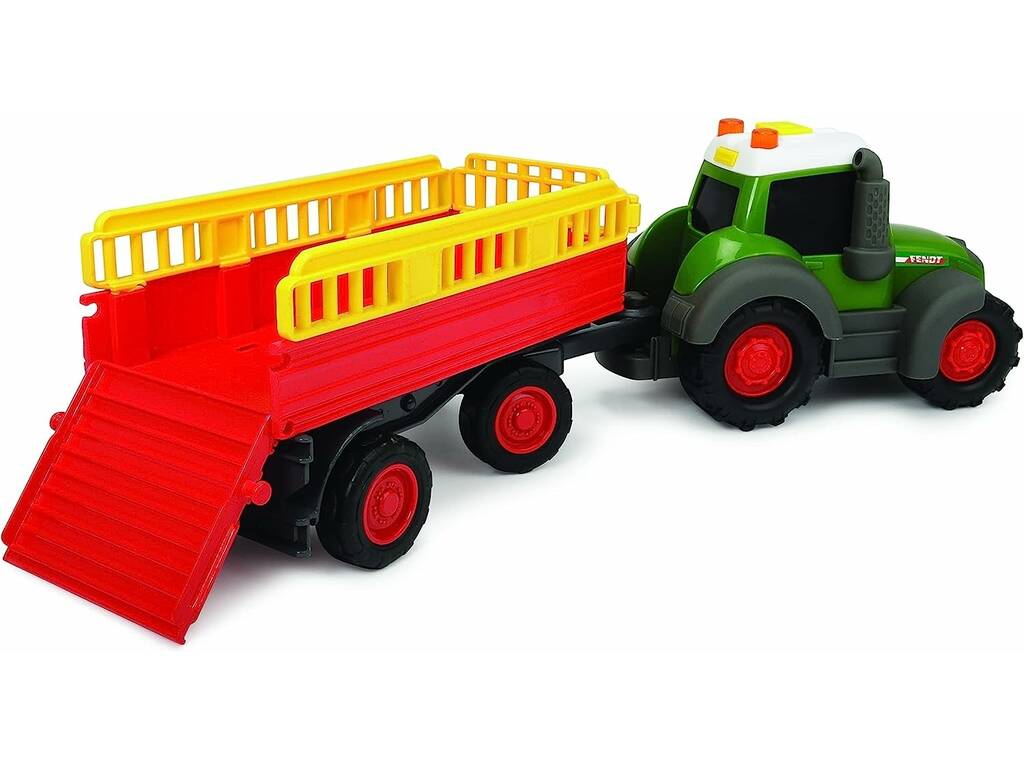 Trattore Fendt Trailer di Animali 30 cm. Simba 204115001