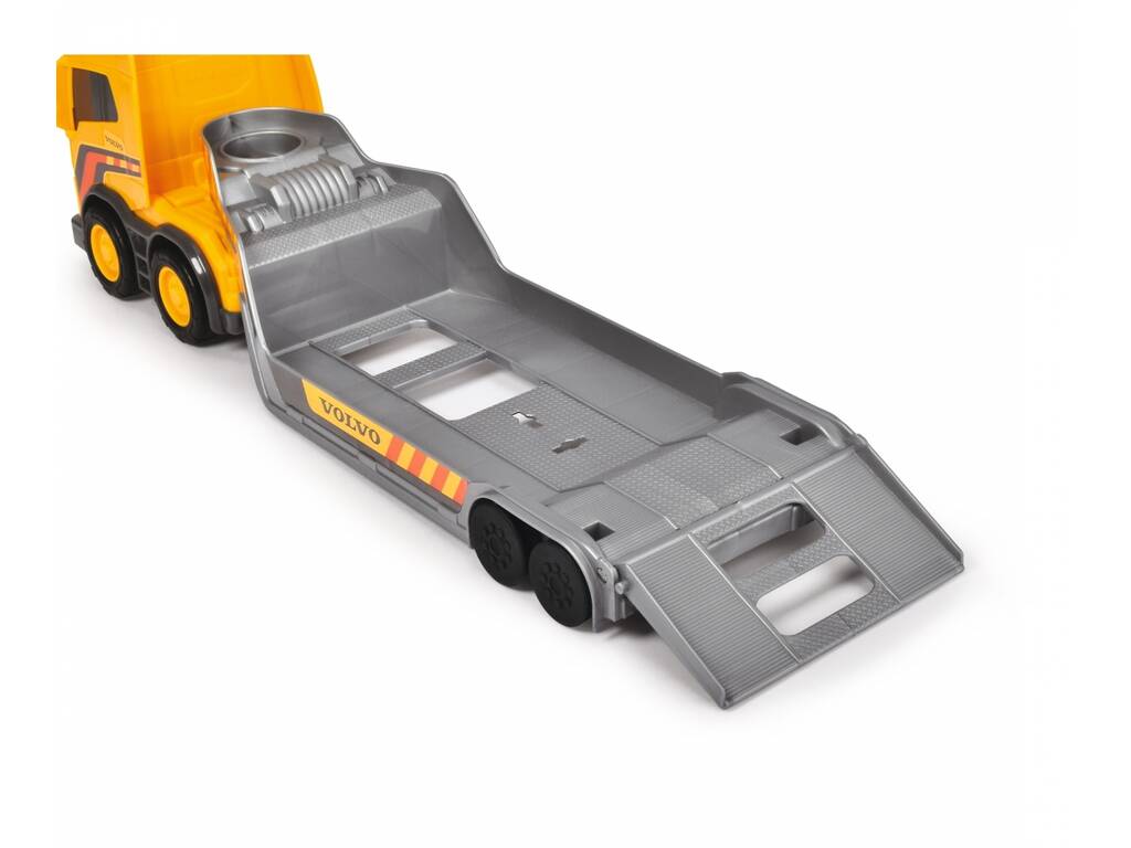 Rimorchio Volvo con Escavatore Luce e Suono 32 cm. Simba 203725008