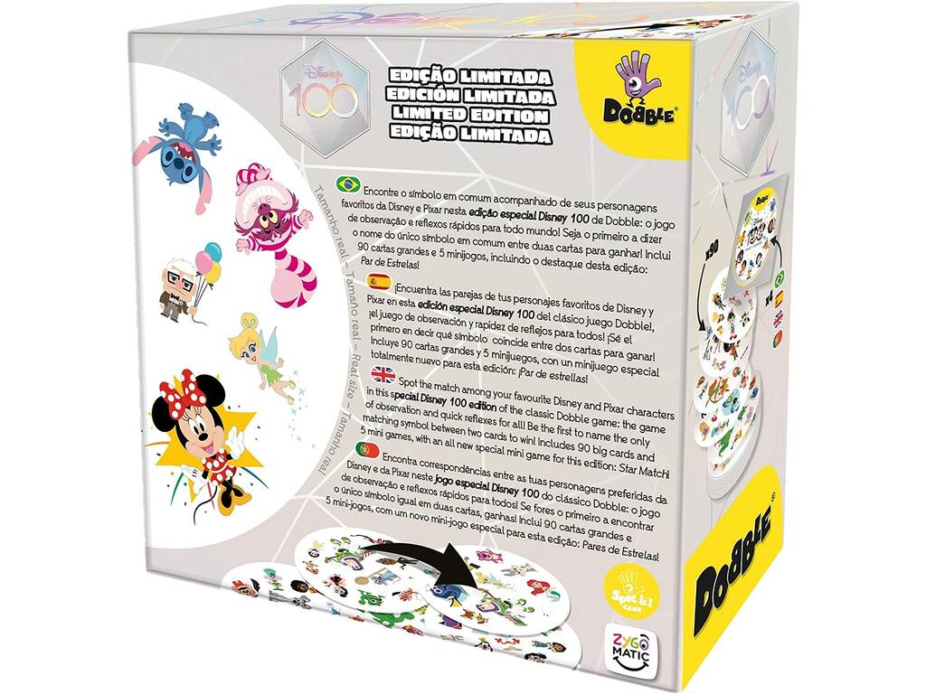 Dobble 100 Disney Edizione limitata Asmodee DOBD10008ML4