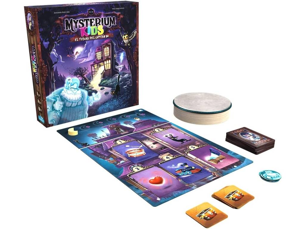 Mysteri Kids Il tesoro del Capitano Bu Asmodee LIBMYSTKID01ES