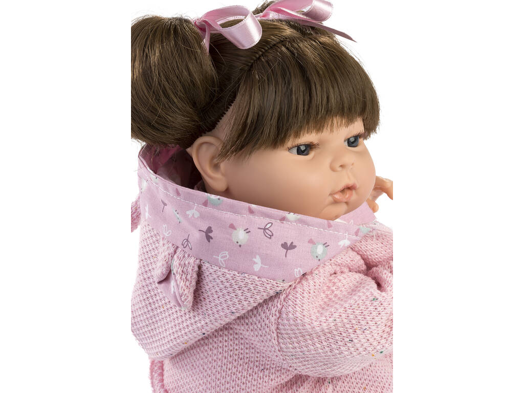 Muñeca María Llorona 42 cm. Gorrito y Chaqueta Rosa Berbesa 4319
