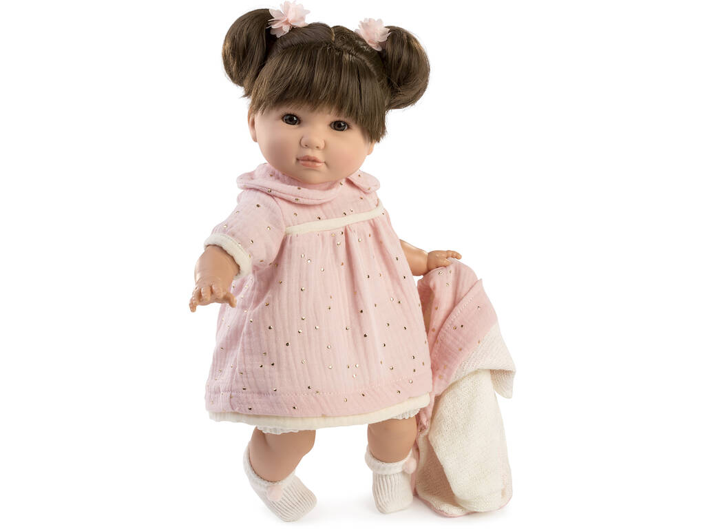 Boneca Sandra Faladora 42 cm. Jaqueta Rosa Berbesa 4423