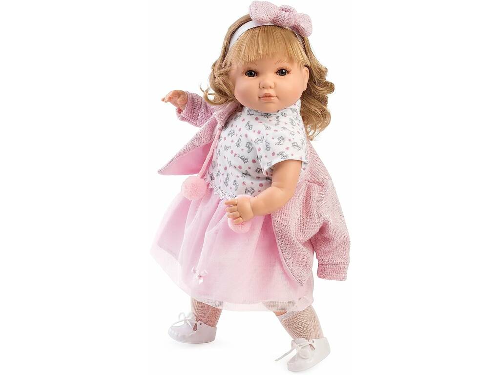 Bambola Sandra parlante 42 cm. Gonna in tulle Berbesa 4424