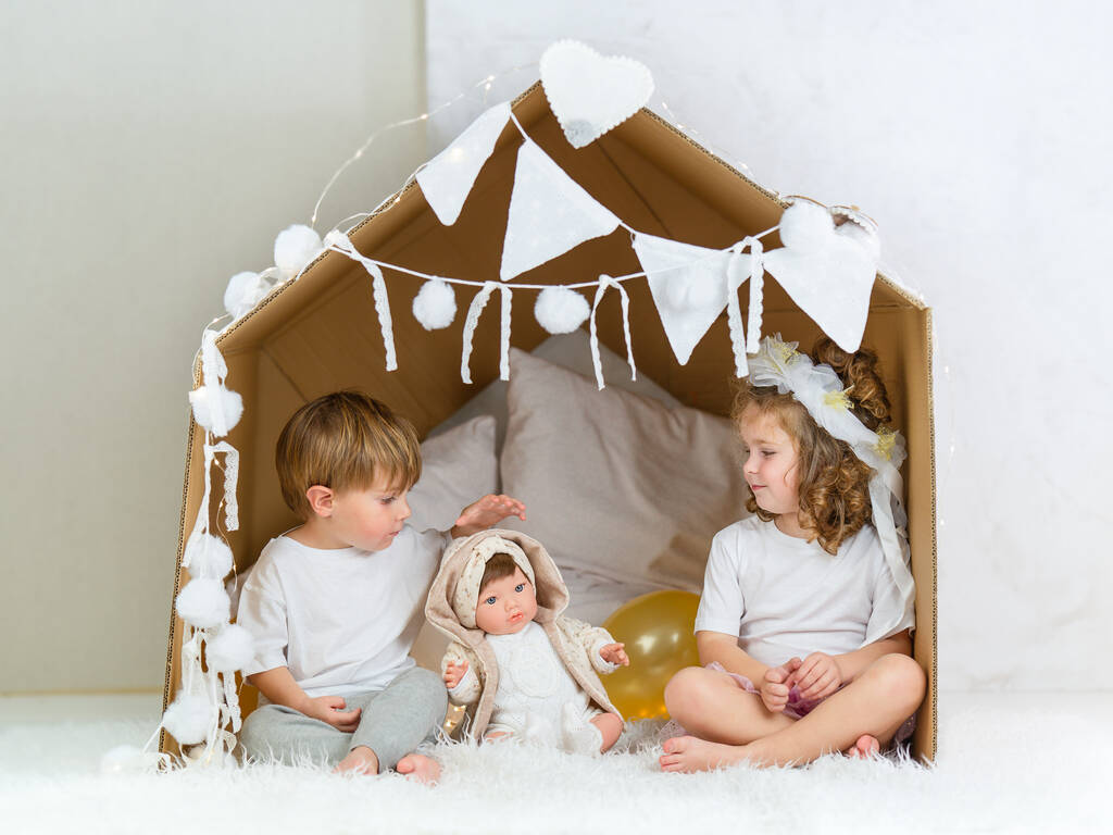 Bambola Alina Mousseline Newborn 45 cm di Marina & Pau 3001