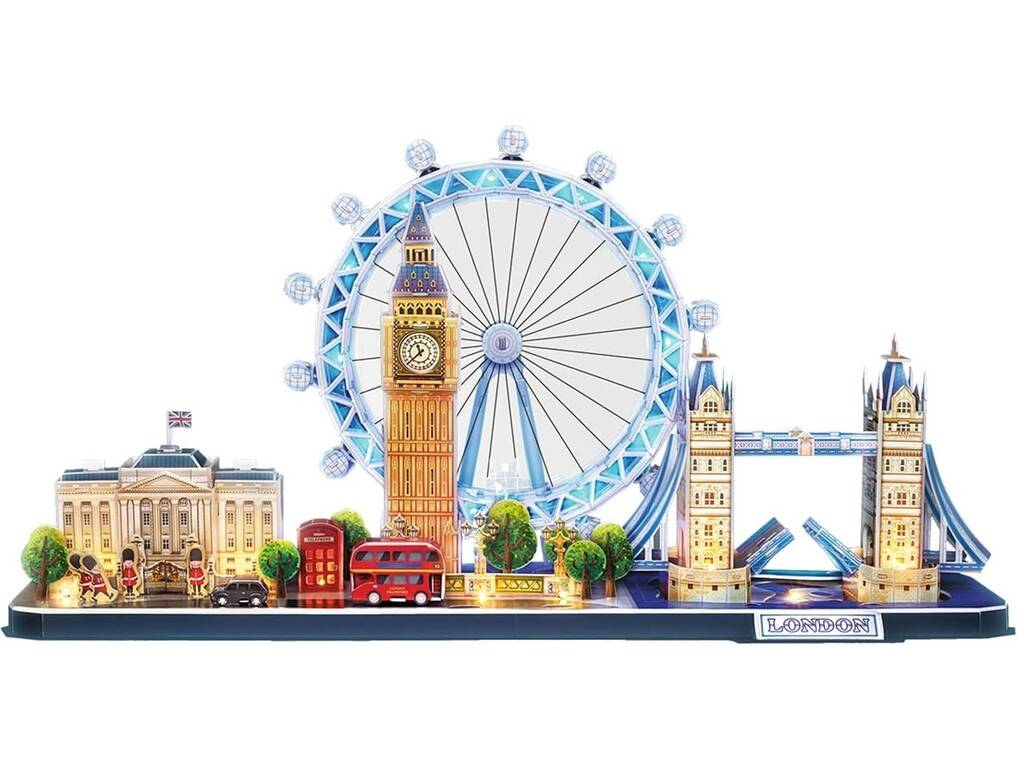 Puzzle 3D City Line Led Londres World Brands MN803191 