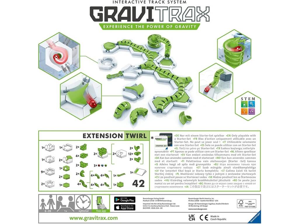 Gravitrax Estensione Twirl Ravensburger 27200