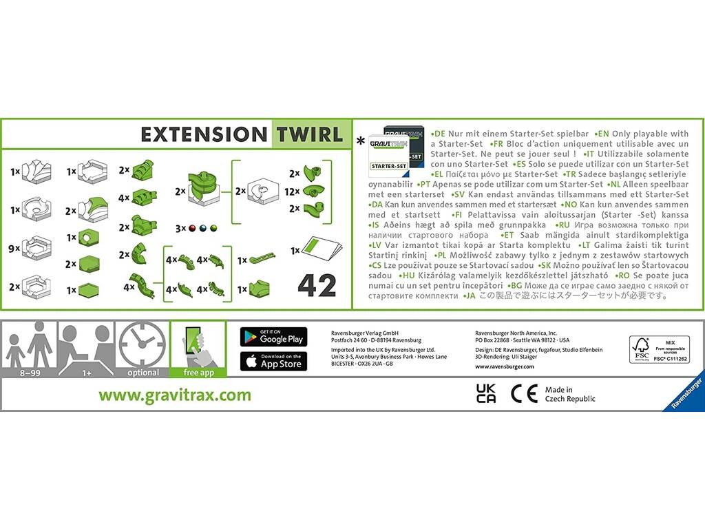 Gravitrax Estensione Twirl Ravensburger 27200