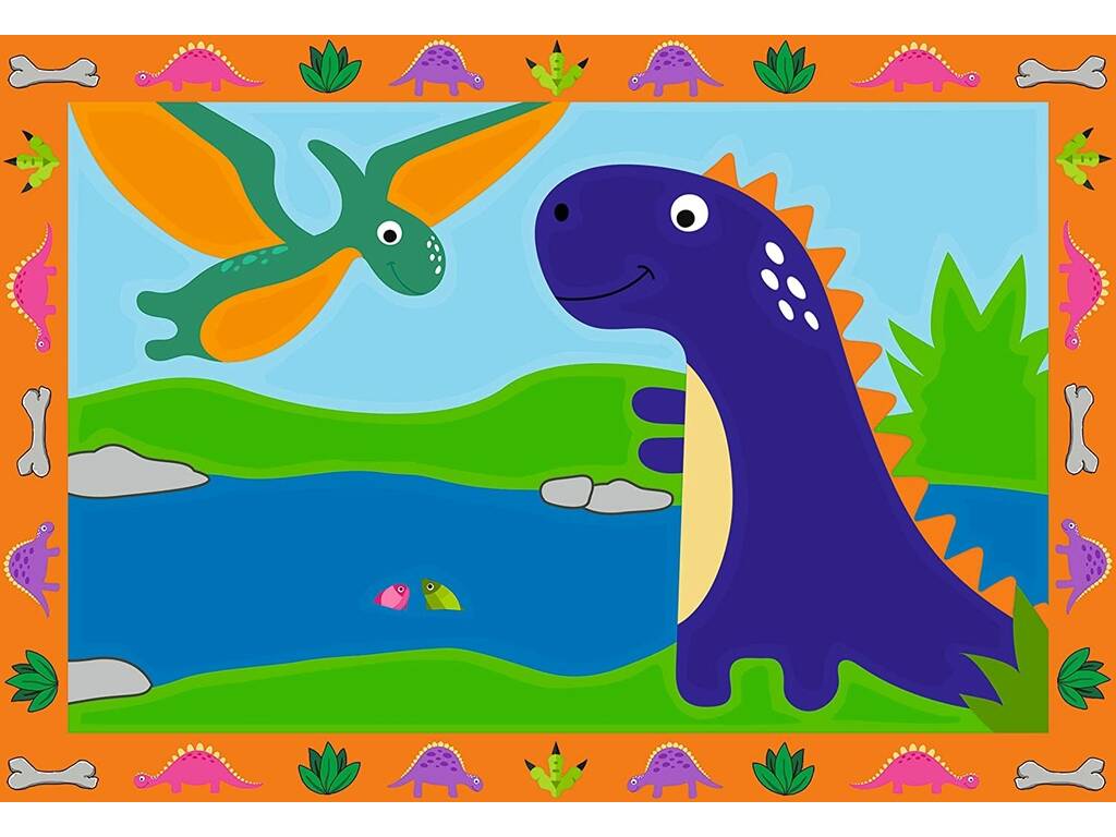 Creart L'Île aux Dinosaures Ravensburger 23554 