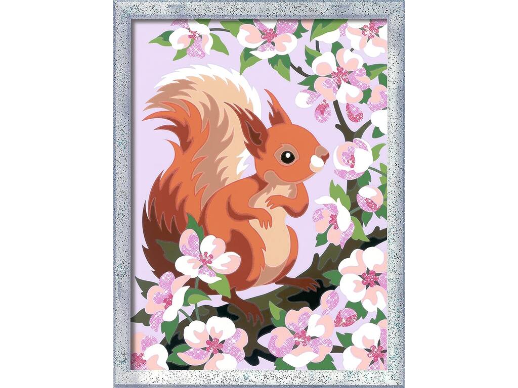 Creart Scoiattolo con fiori Ravensburger 20180
