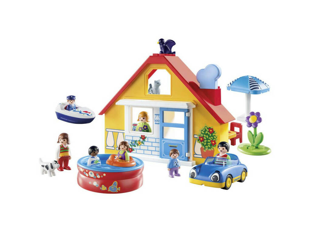 Playmobil 1,2,3 Casa delle vacanze di Playmobil 9527