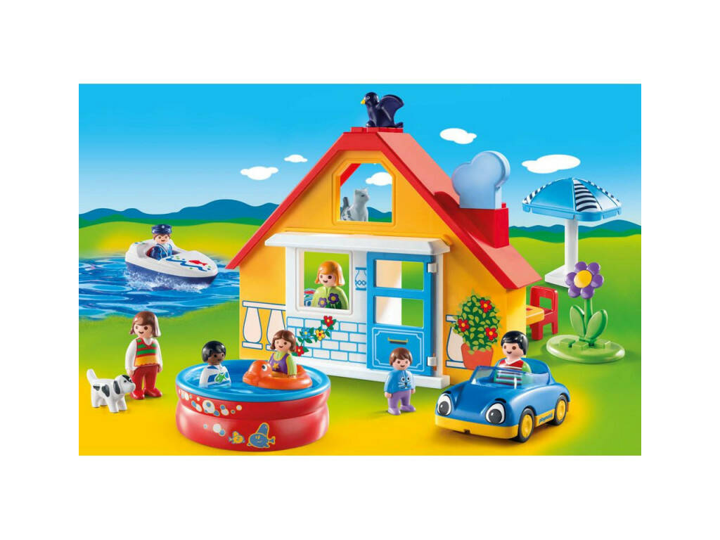 Playmobil 1,2,3 Casa delle vacanze di Playmobil 9527