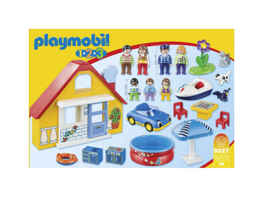 Playmobil 1,2,3 Casa delle vacanze di Playmobil 9527