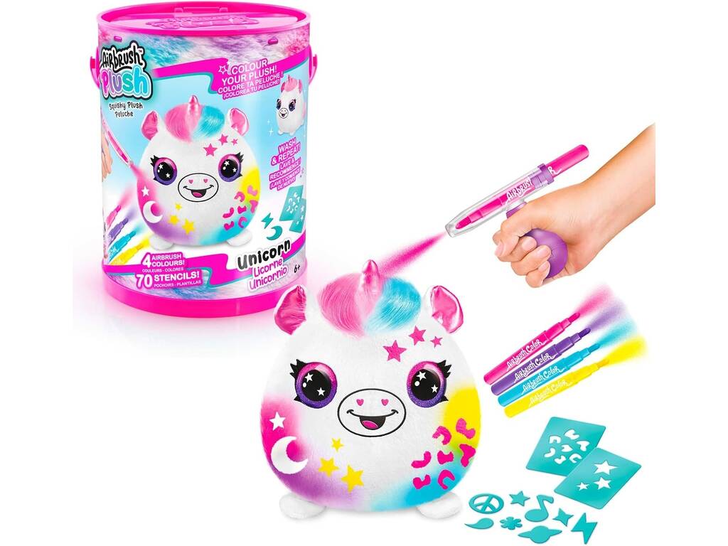 Airbrush Plush Colora il tuo peluche Canal Toys OFG266