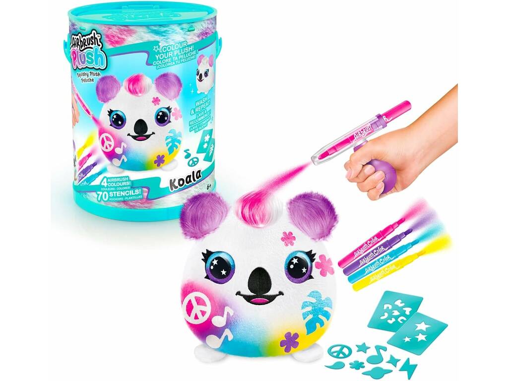 Airbrush Plush Colora il tuo peluche Canal Toys OFG266