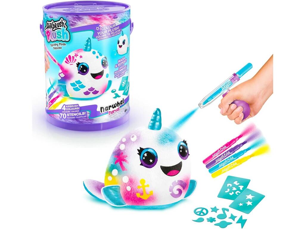 Airbrush Plush Colora il tuo peluche Canal Toys OFG266