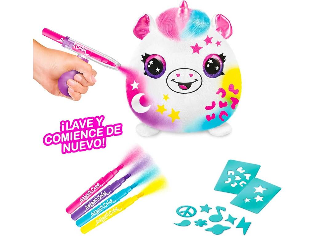 Airbrush Plush Colora il tuo peluche Canal Toys OFG266