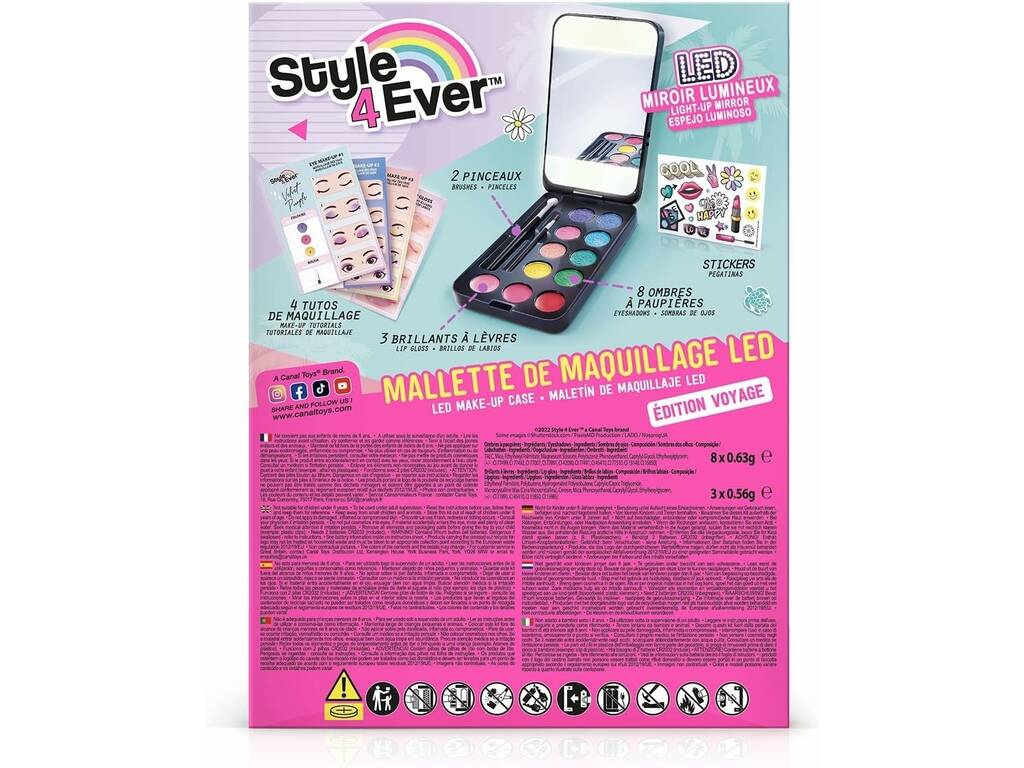 Stule 4 Ever Valigetta per il trucco LED Canal Toys OFG260