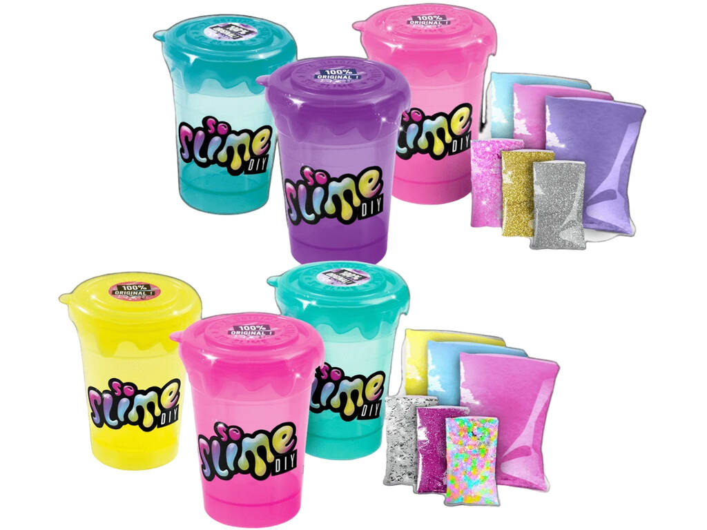 Slime Shakers Pack 3+3 Botes Canal Toys SSC019