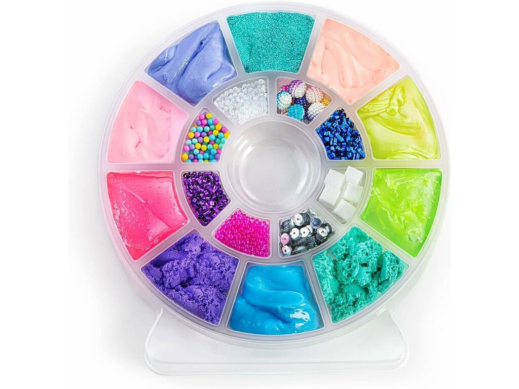 Slime Roda 10 Texturas e 8 Deco Canal Toys SSC236