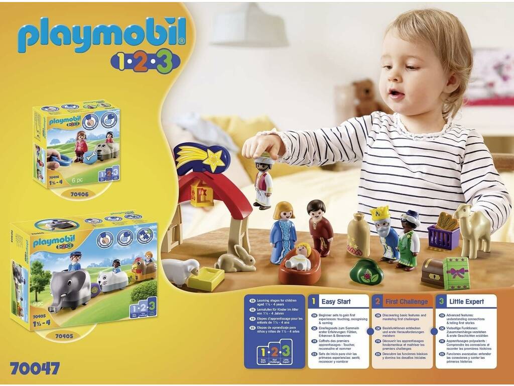 Playmobil 1,2,3 Il mio primo presepe di Playmobil 71140