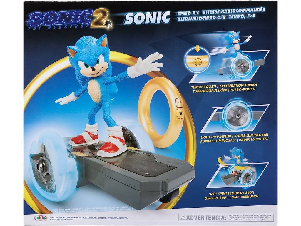 Radio Control Sonic 2 Speed Jakks 409248