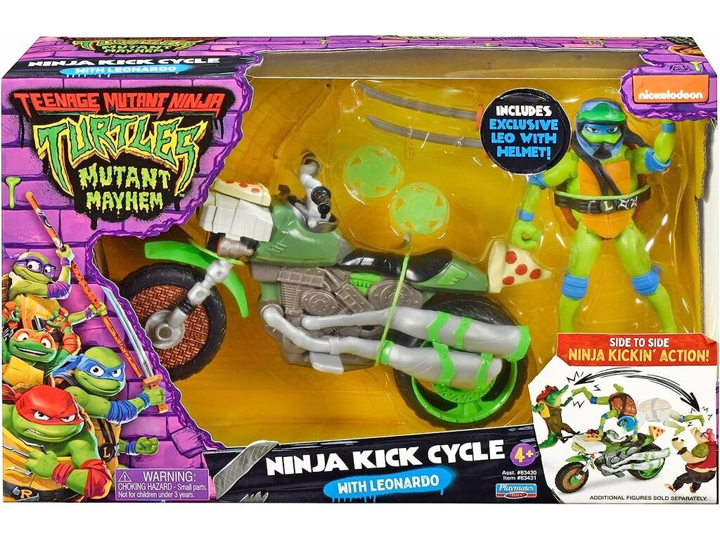 Tortues Ninja Chaos Mutant Véhicule avec Figurine Famosa TU803000