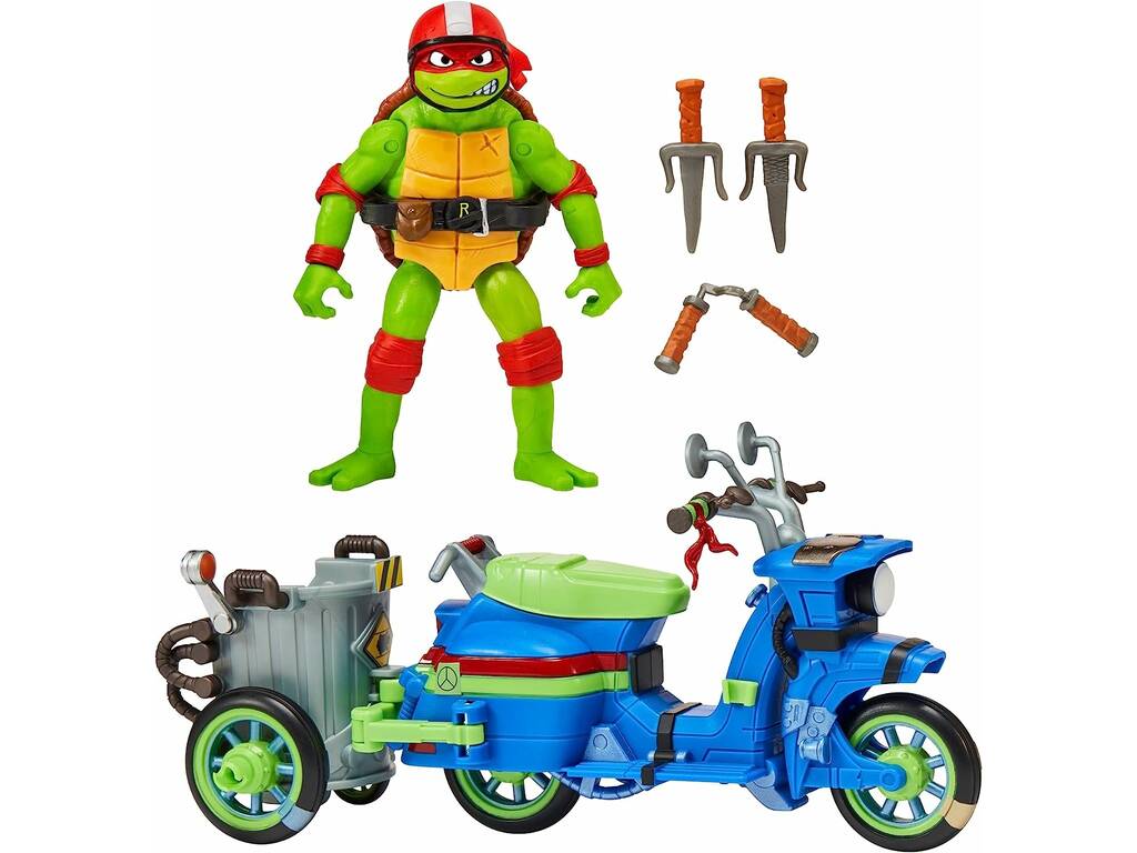 Tortues Ninja Chaos Mutant Véhicule avec Figurine Famosa TU803000