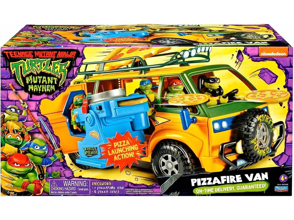 Tortues Ninja Chaos Mutant Pizza Fourgon Famosa TU804000