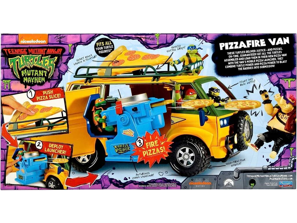 Tortues Ninja Chaos Mutant Pizza Fourgon Famosa TU804000