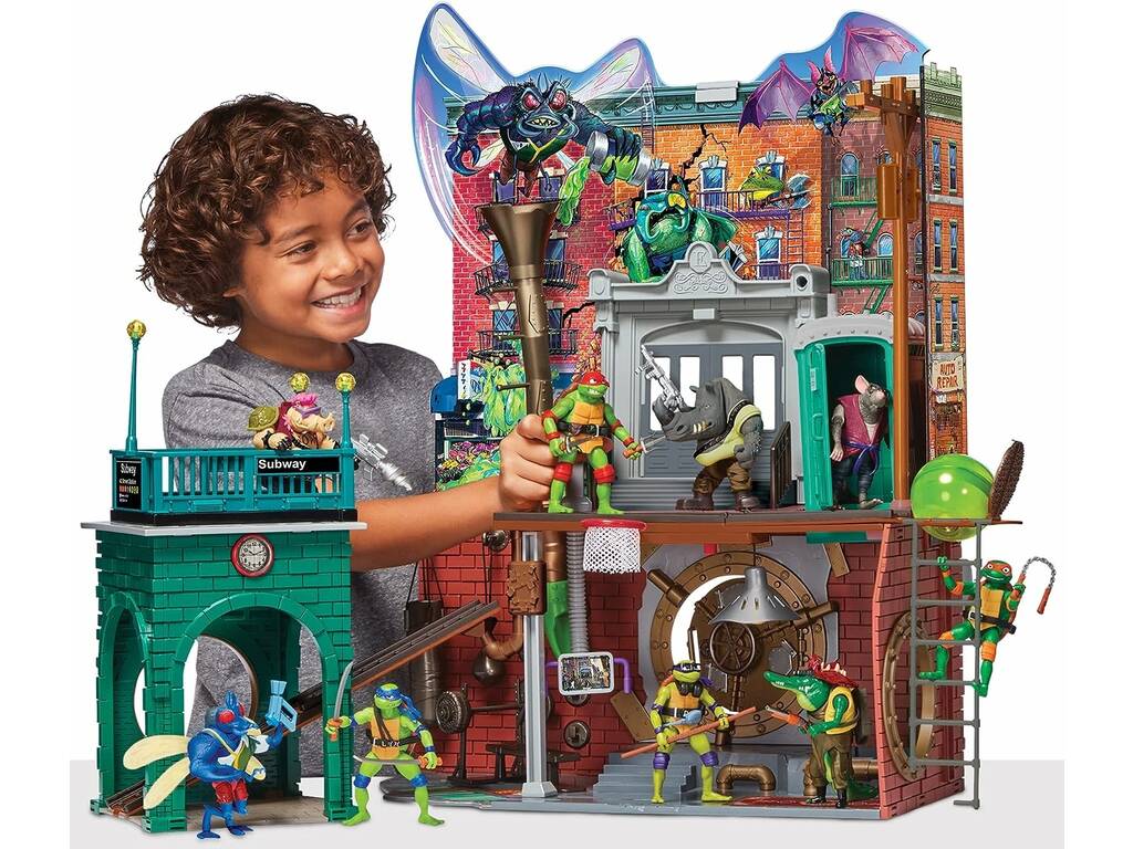 Tartarughe Ninja Caos Mutante Playset Sweer Lair Famosa TU802000
