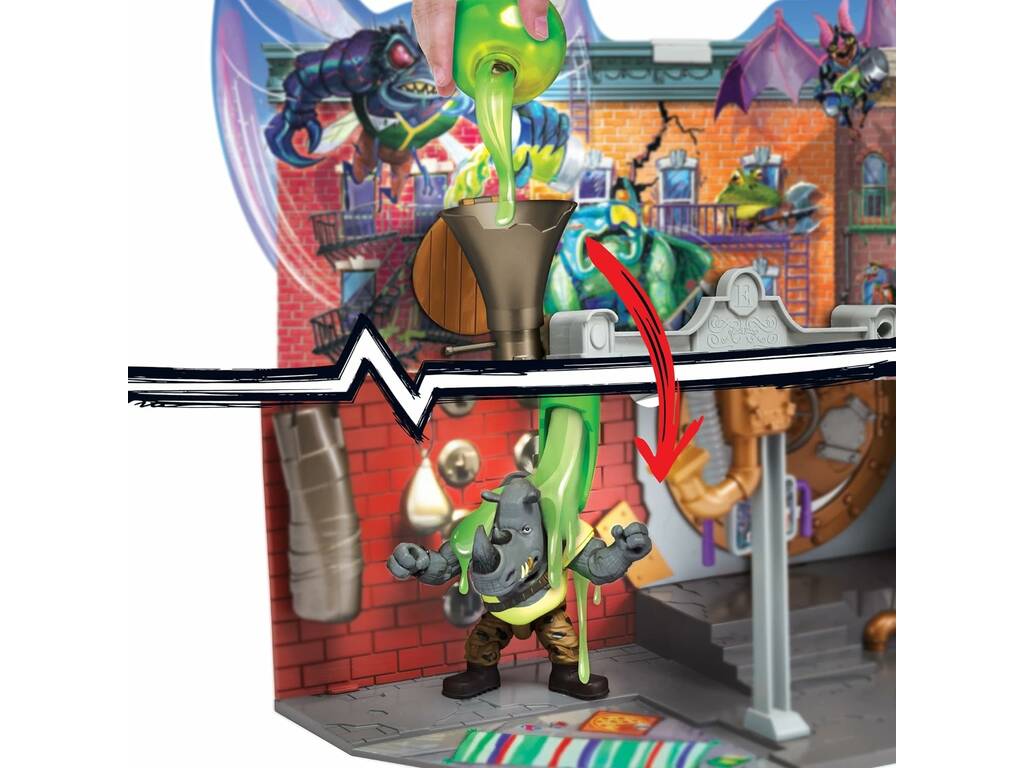 Tartarughe Ninja Caos Mutante Playset Sweer Lair Famosa TU802000
