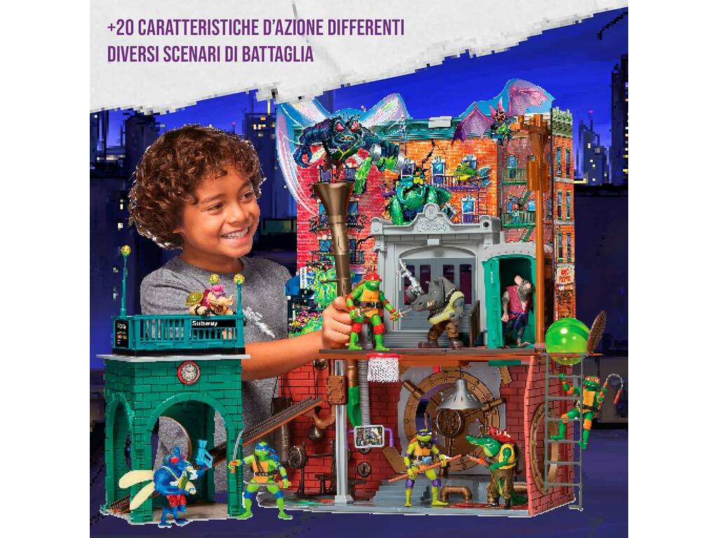Tartarughe Ninja Caos Mutante Playset Sweer Lair Famosa TU802000