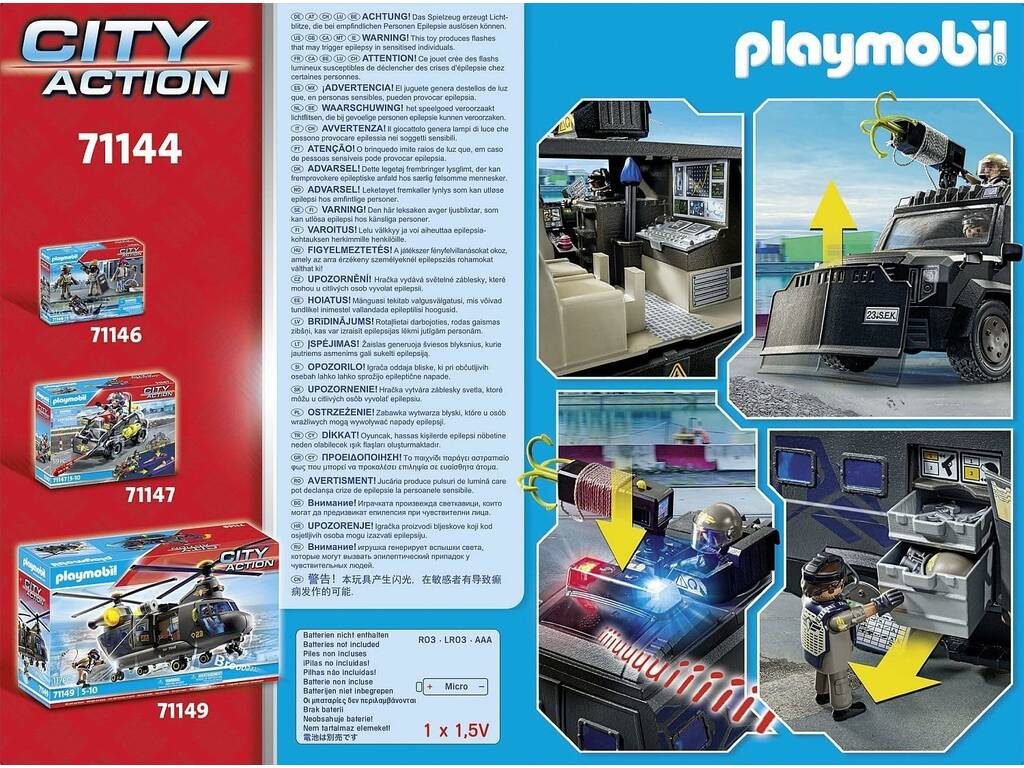 Playmobil Fuerzas Especiales Vehículo Todoterreno