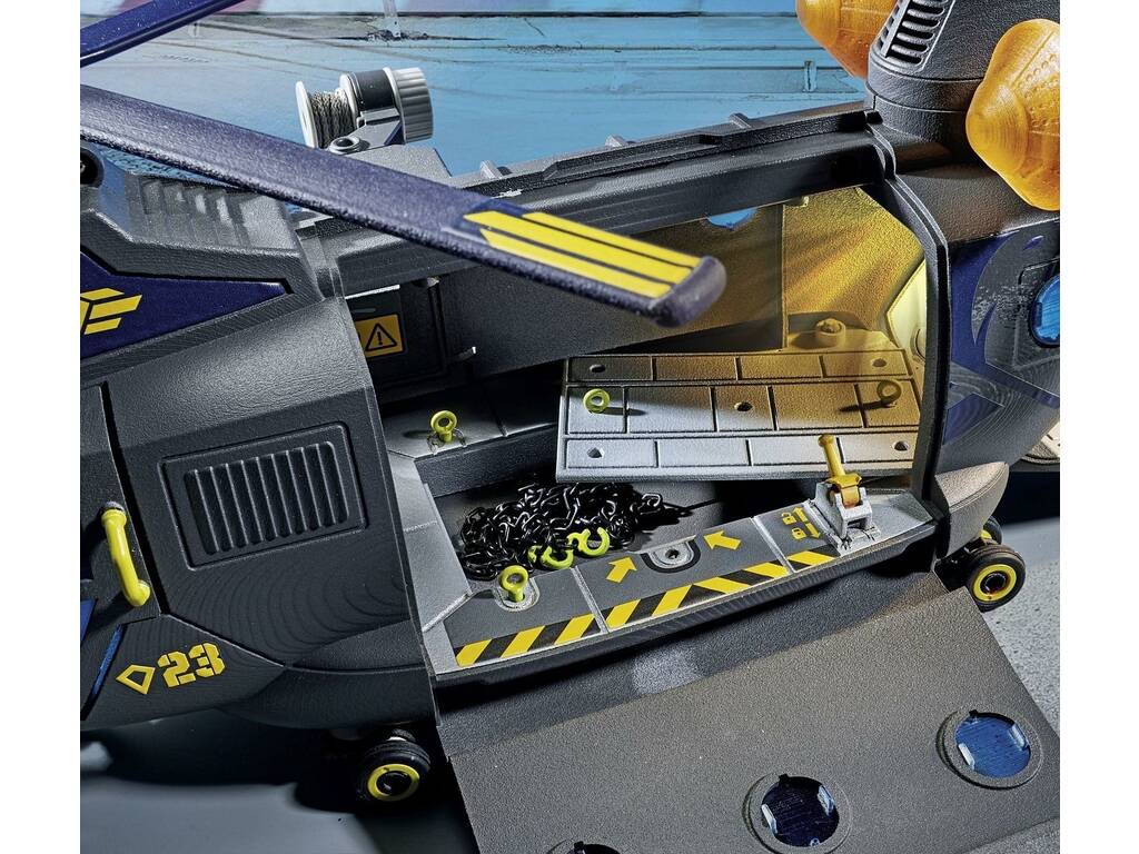 Playmobil Forze Speciali Forze Speciali Elicottero Banana di Playmobil 71149