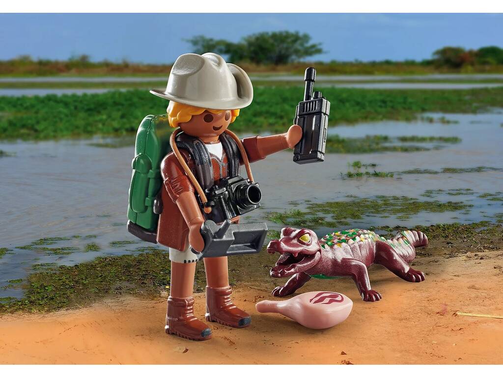 Playmobil Special Plus Investigatore con Caimano 71168