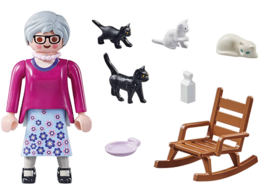 Playmobil Special Plus Nonna con gatti di Playmobil 71172