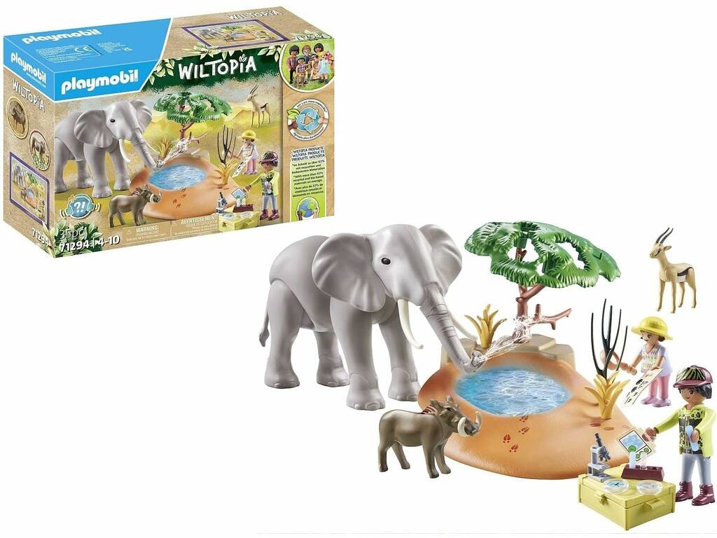 Playmobil Wiltopia Elefante nello stagno 71294
