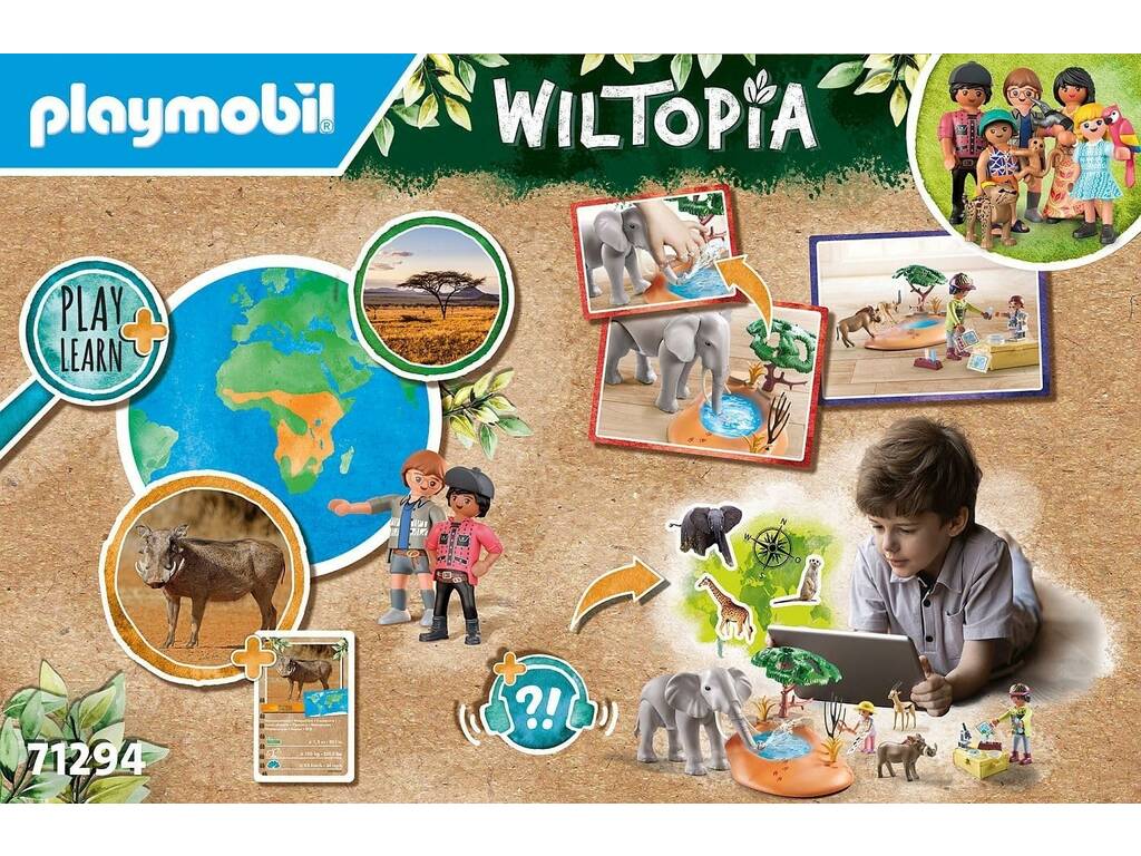 Playmobil Wiltopia Elefante nello stagno 71294
