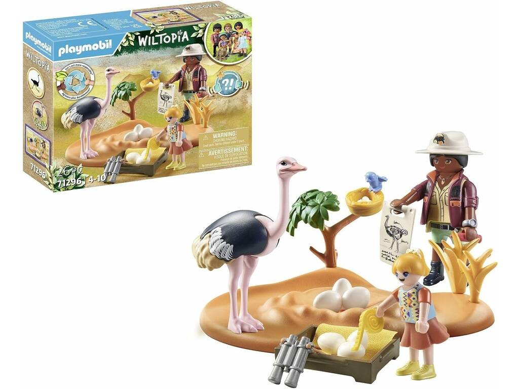 Playmobil Wiltopia Criadores de Avestruzes 71296