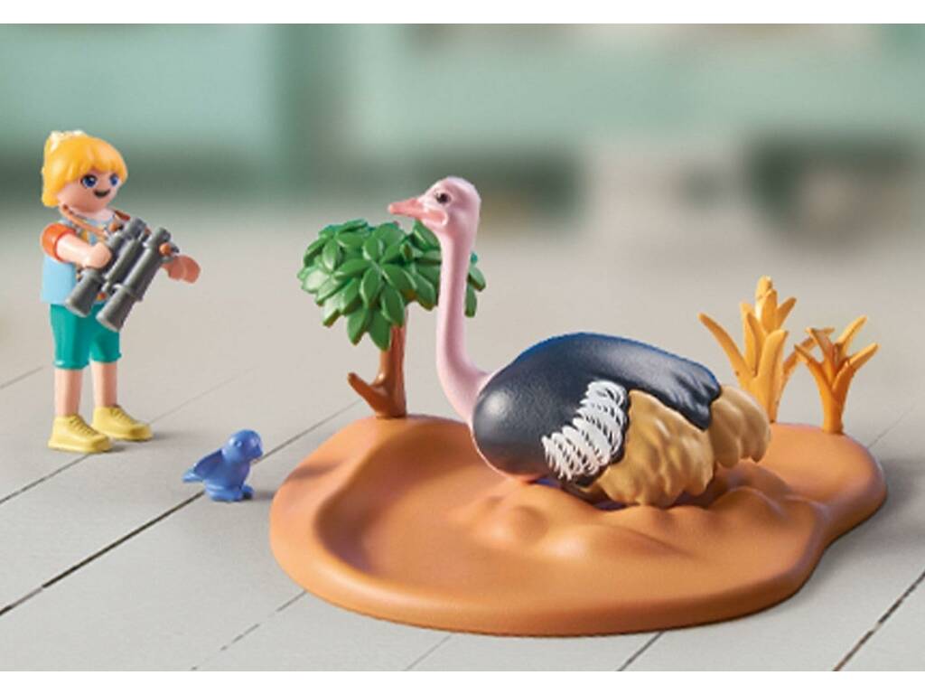 Playmobil Wiltopia Criadores de Avestruzes 71296