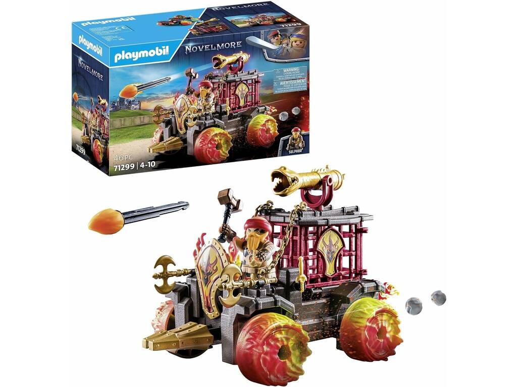 Playmobil Novelmore Banditi di Burham ariete 71299